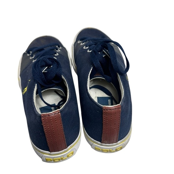 Polo by Ralph Lauren Cantor blue canvas shoes with laces size 9.5 - Picture 5 of 14
